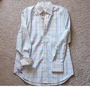 Beautiful Robert Graham shirt size L in EUC